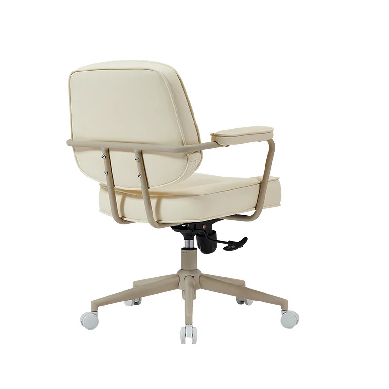 Sedia da ufficio per computer Sedia da apprendimento color crema Sedia da scrivania per libri