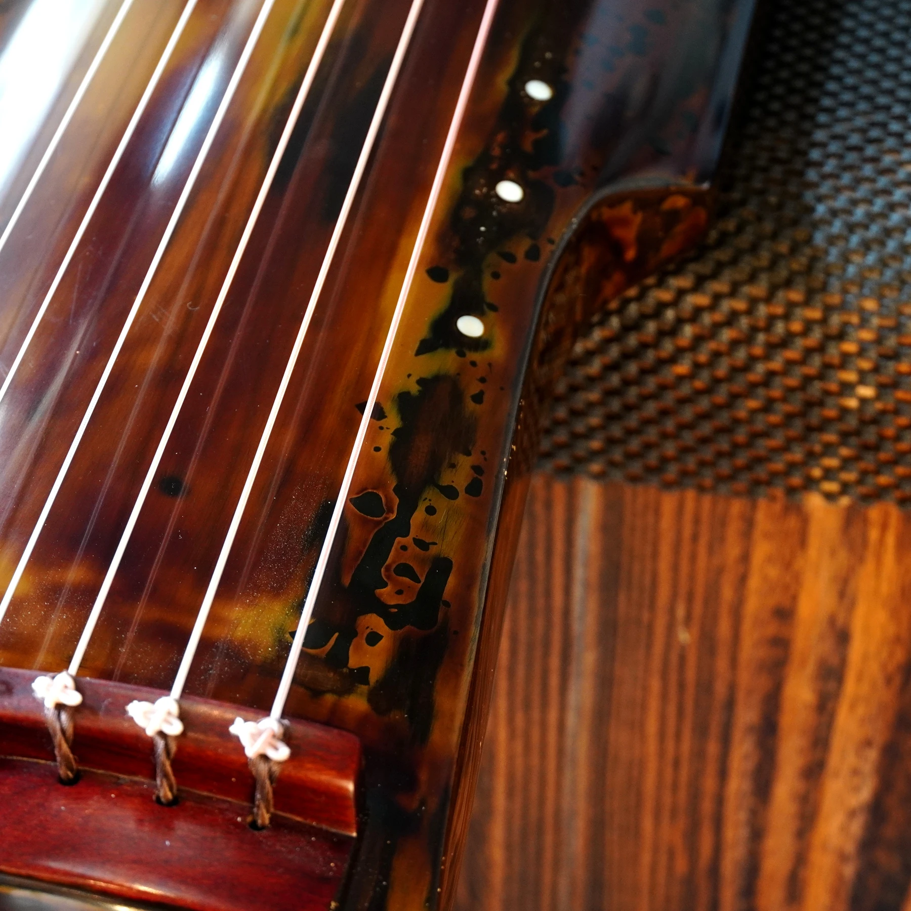 Picture 3: Guqin Shennong style Centennial Chinese fir Pure raw lacquer China stringed instruments