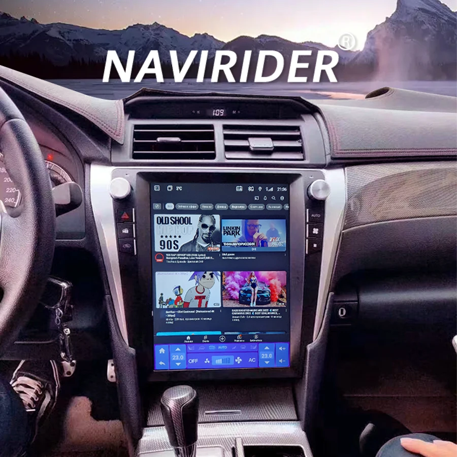 

NaviRider Android 13 Head Unit Dash Car Multimedia Video Player Navigation GPS For Toyota Camry XV 50 55 2011 2014 Stereo 256GB