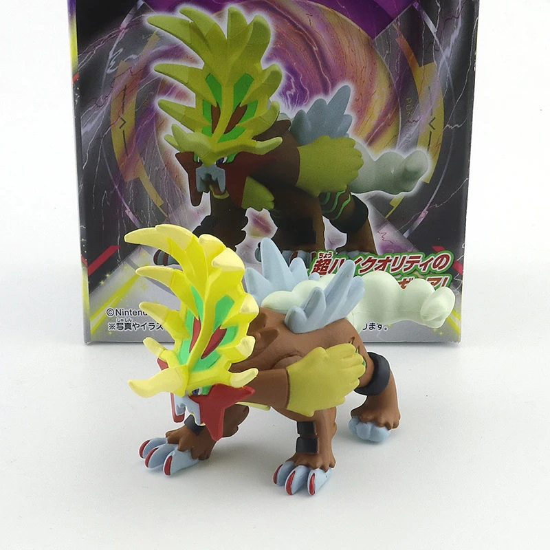 Takara Tomy Tomica Monster Collection Paradox Pokemon Gouging Fire Mini Resin Anime Figure Toys for Children Collectibles Toys