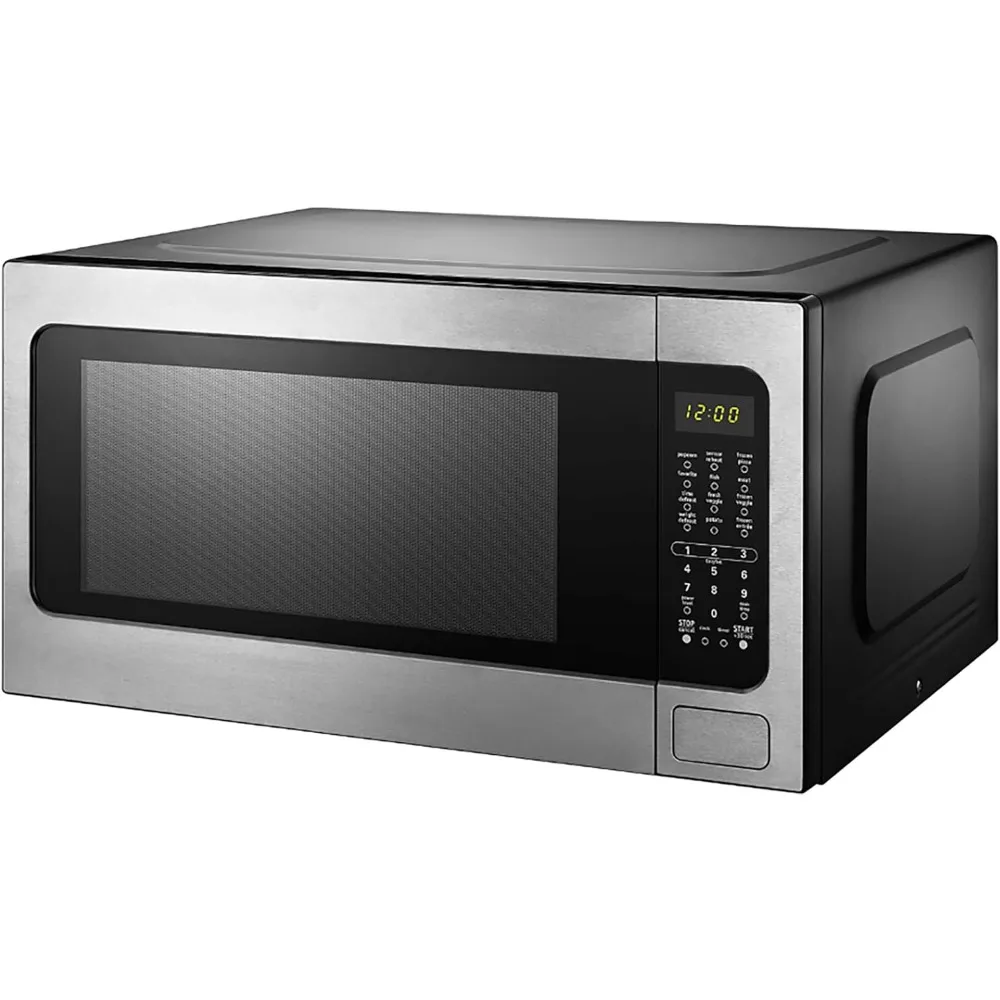 2.2 Cu.Ft. Microwave with Sensor Cooking,Stainless Steel,Auto-Menu function,Time/weight defrost allows,interior LED light