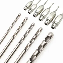 Three Hole fat harvesting cannula for stem cells,liposuction cannula fat transfer needle aspirator for beauty use