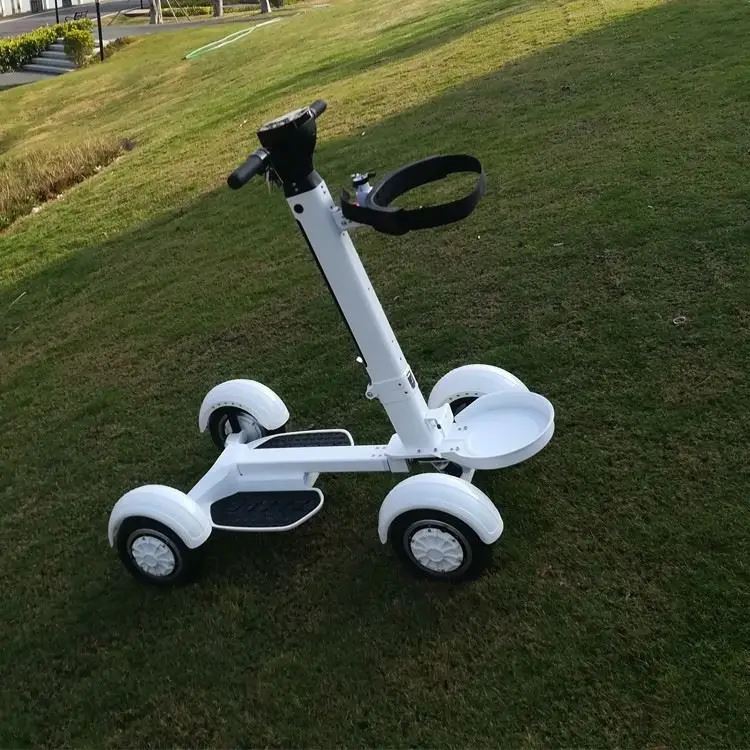 

2024 High Quality 2000W Single Electric Golf Carts 4-Wheel Folding Aluminum Alloy 10AH Battery Capacity Max Load 150kg