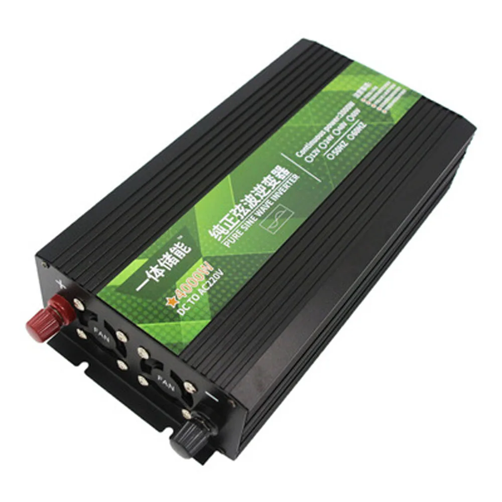 Pure Sine Wave Inverter 1000W 1600W 3000W 8000W Solar Energy Inverter DC12V 24V 48V 60V to AC 220V Converter LED Display