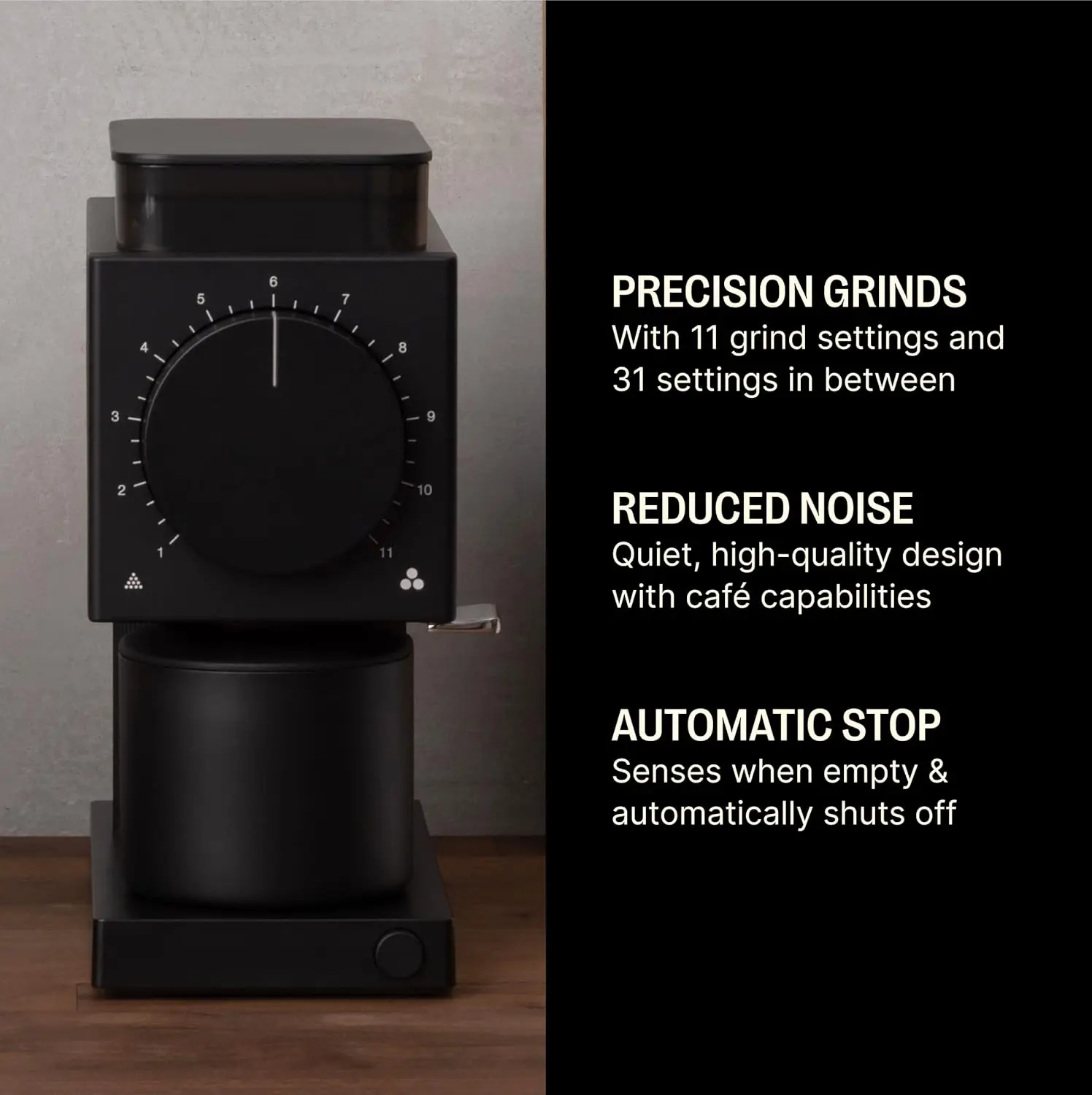 Gen 2 Ode Brew Grinder - Burr, Electric Coffee Bean Grinder with 31 Settings for Drip, French Press & Cold Brew - Small Footprin