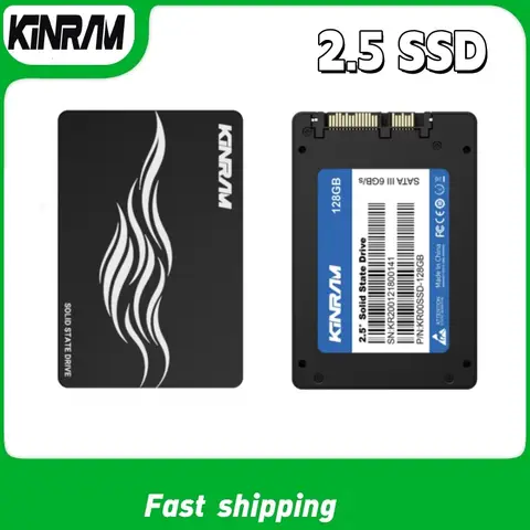 KINRAM 120GB 128GB 240GB 256GB Solid State Drive 2.5 inch SSD Internal Hard Disk Drives HD SATA3 SSD For Laptop Desktop
