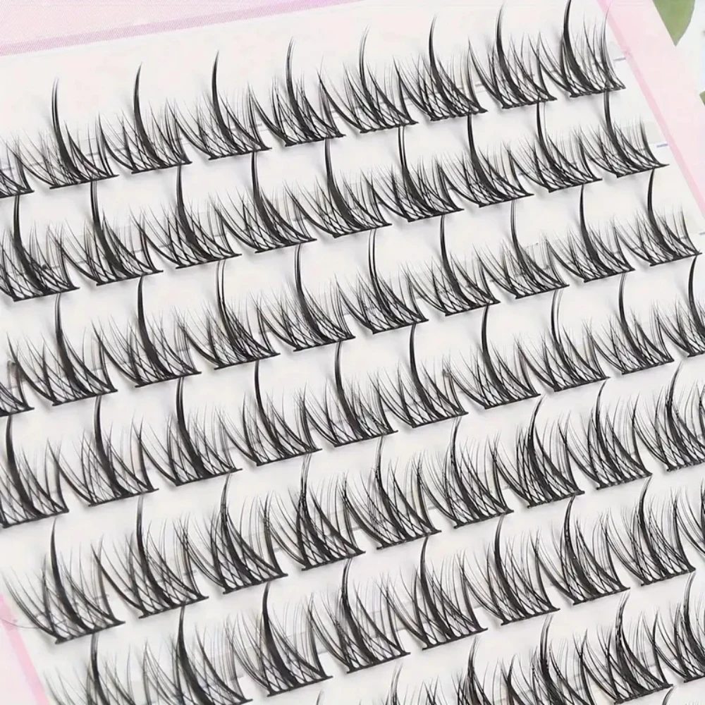 Faux cils à 10 rangées : oreille de blé épaisse naturelle, 10-13 mm, neufs, doux, étendus, pour dattes quotidiennes, maquillage professionnel, été