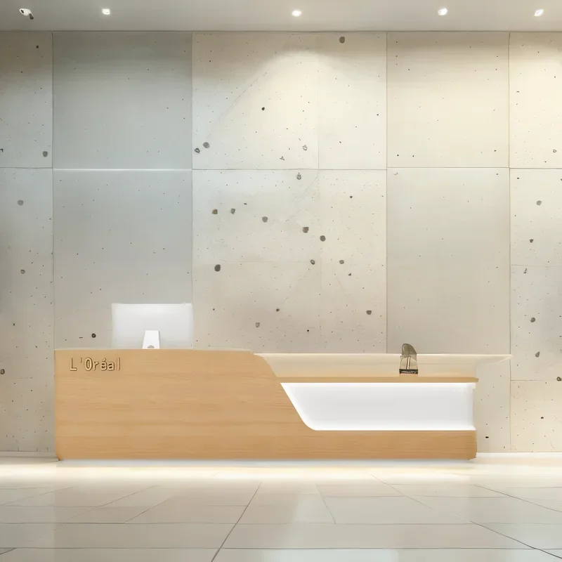 

Counter Table Front Desk Reception Clothes Shop Service Office Secretary Furniture Aesthetic Executive Empfangstheke Modern Bar