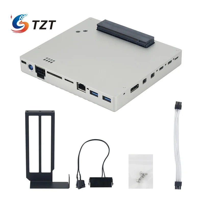 TZT CX GPU Dock Portable High Performance Graphics Card Expansion Dock Double Thunderbolt 100W+15W