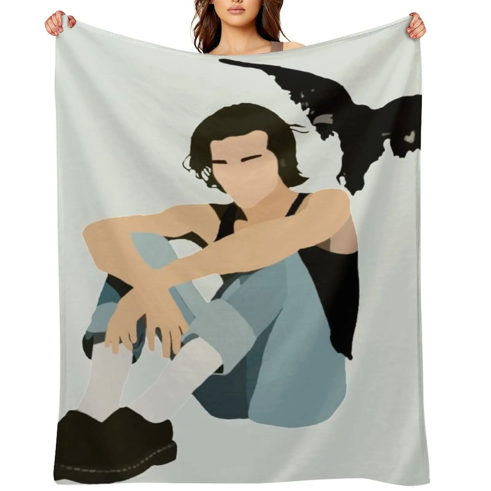 

Conan Gray 'Kid Krow' Minimalistic Design Throw Blanket valentine gift ideas Luxury Thicken heavy to sleep Moving Blankets