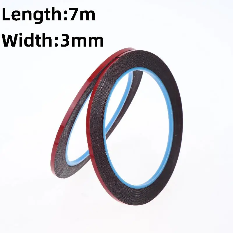1/2/5 Rolls 3mm Edge Screen Frame Glue For Phone Tablet Computer Electrical Appliance Repair Foam Double-sided Tape