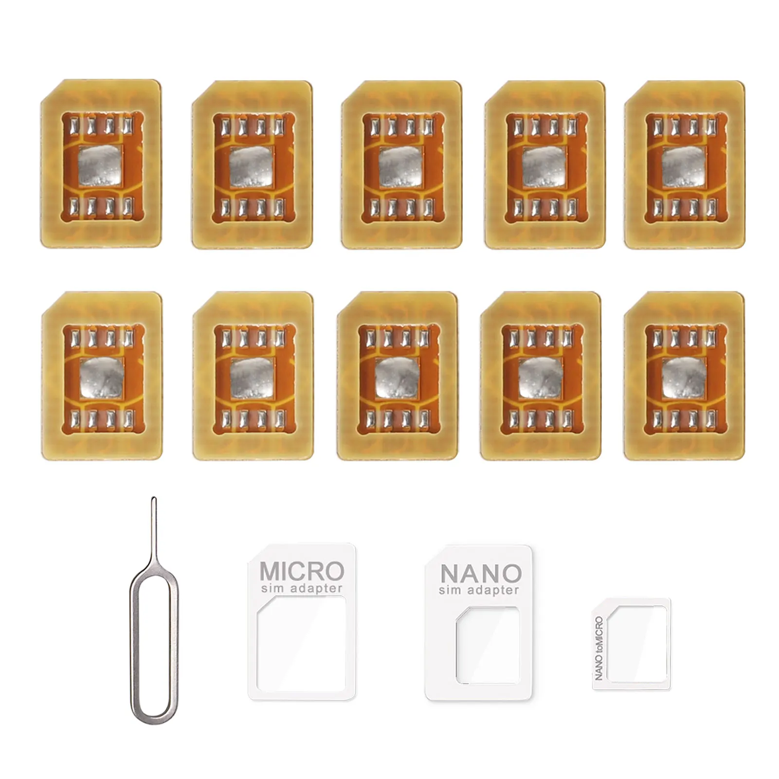 FOR ESIM to Nano SIM Card Holder ESIM Card Adapter Solder Plate Recovery Physical Card Plate Make Your Own Sim Card DIY 2/50 pcs