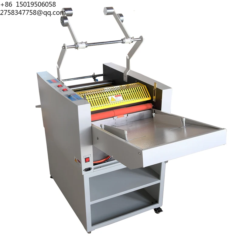 FM-520E Full Automatic Single Side Hot Bopp Film Roll Laminator Oil Heating for A4 A3 A5 Paper Sizes