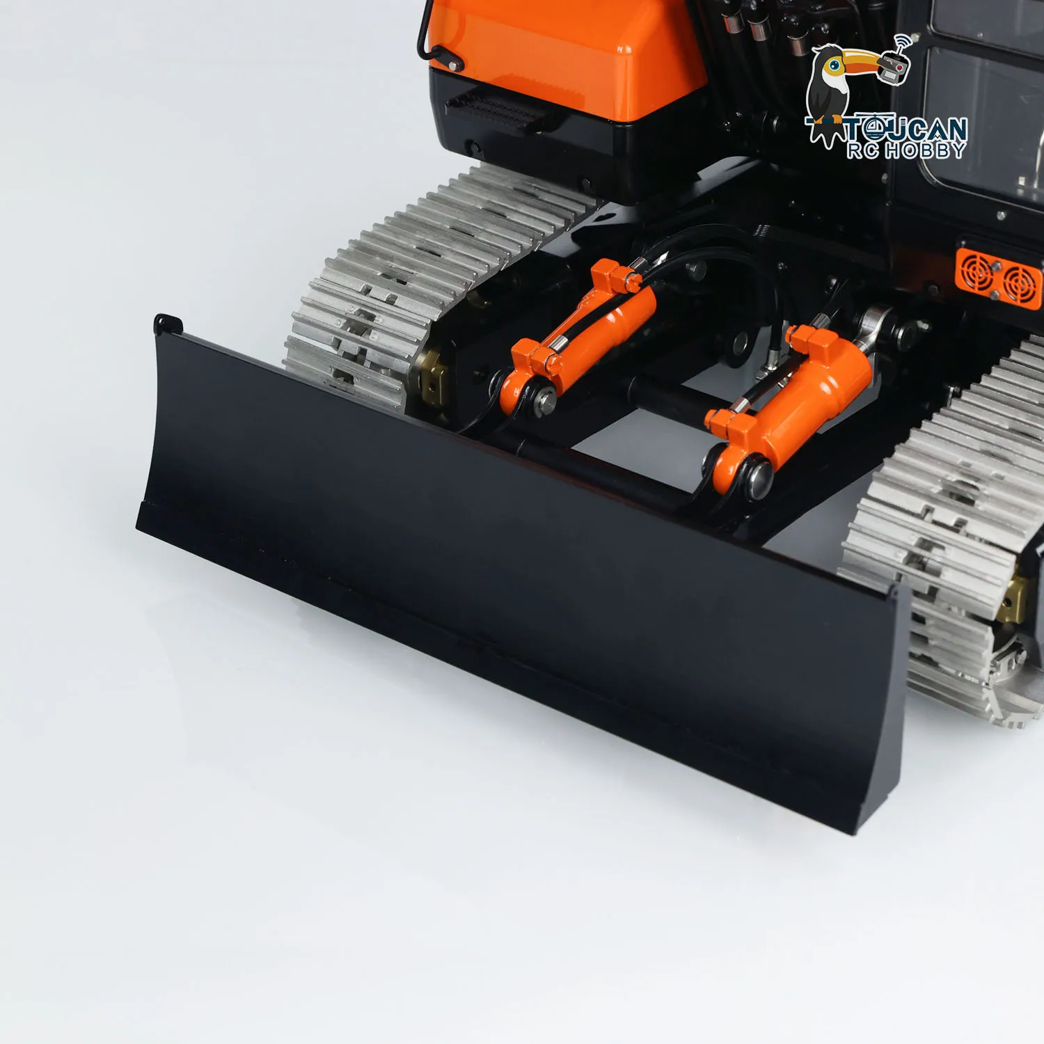 1/14 lesu aoue et26l metal hidráulico rc escavadeira rastreado rtr escavador pl18ev lite pintado montado luz som rc brinquedos modelo
