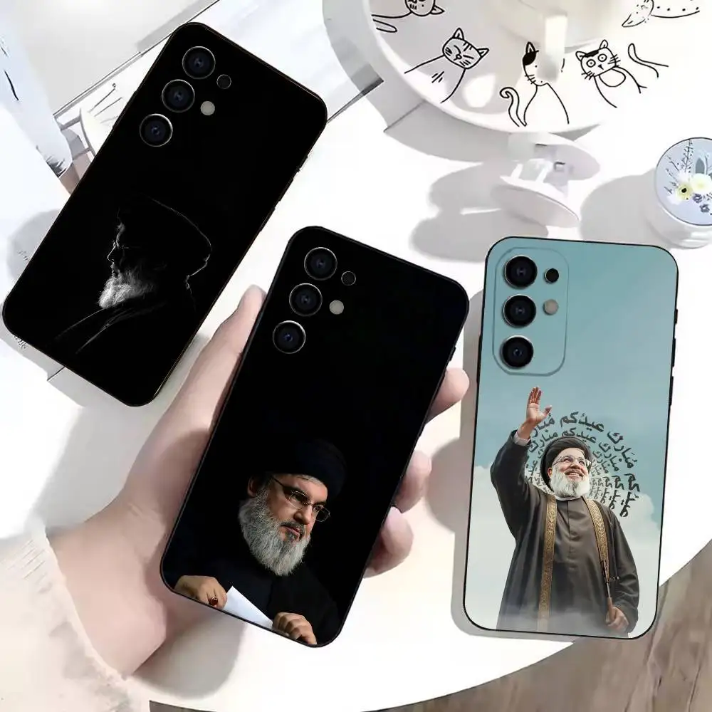 Чехол для телефона H-Hassan-n N-Nasrallah-h для Samsung, мягкий черный чехол для S25, S24, S21, S23, S22, S30, Ultra, S20, Plus