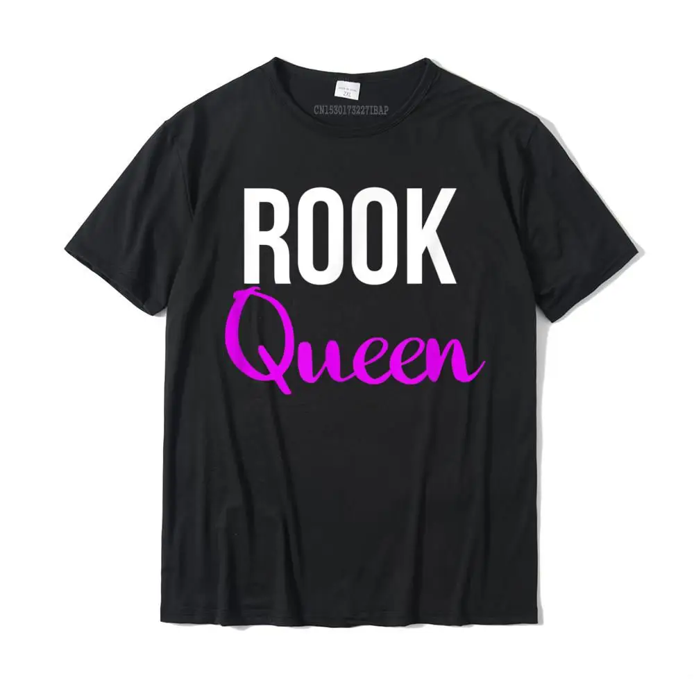 

Rook Queen Cute Card Game Kentucky Discard T-Shirt Camisa Cotton Mens Tops Shirts Casual Rife T Shirts