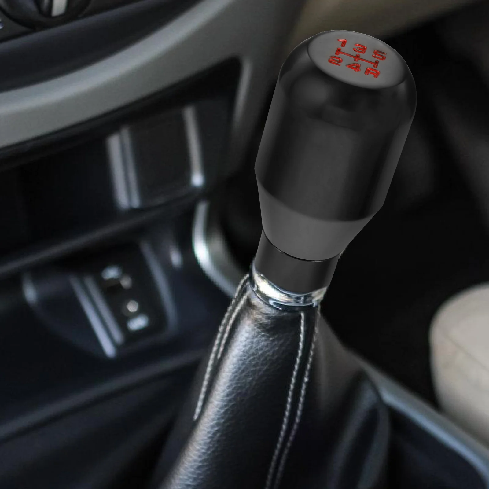 

5 speed 5 Shifting Knob Black Metal Replacement Gear Lever Shifting Head Car H Lever Heads Gear Shifts Knob