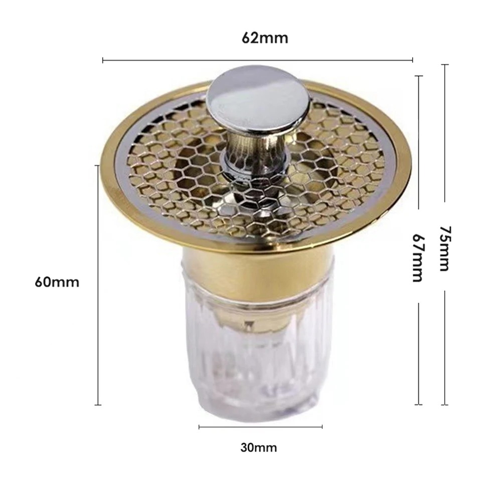 Plugue de drenagem eficiente e confiável: garante drenagem rápida para furos de drenagem de 34-37 mm, acessórios para pia de cozinha