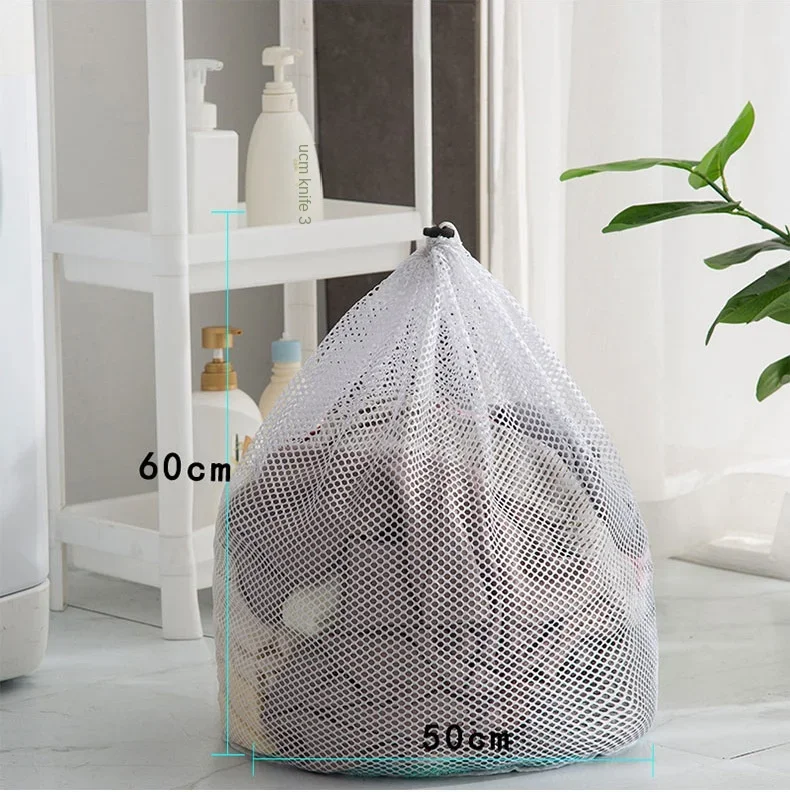 1/2/4 Stück Große Wäschesäcke aus Netzstoff für BHs, Socken und Unterwäsche – Organizer für Waschmaschine und Kleidungszubehör – Detail 7