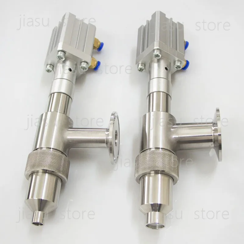 304 Stainless Steel Anti-Drip Filling Head Chuck Straight Head Pneumatic Filling Machine Accessories Discharge Nozzle