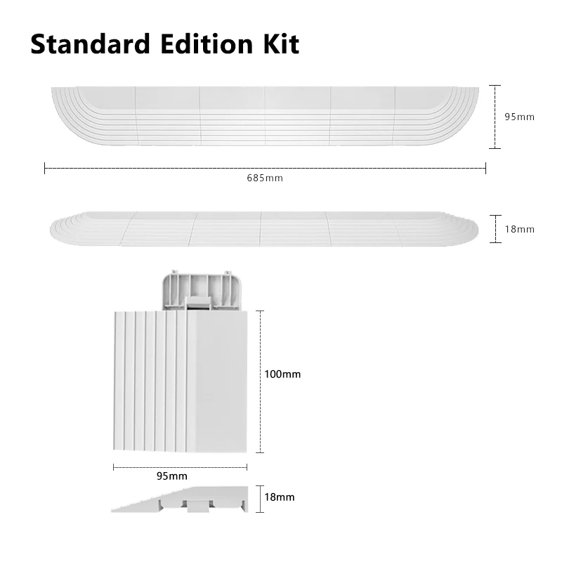 Door Threshold Strip Universal Floor Sweeping Robot Vacuum Cleaner Home Accesories Replacement Spare Parts