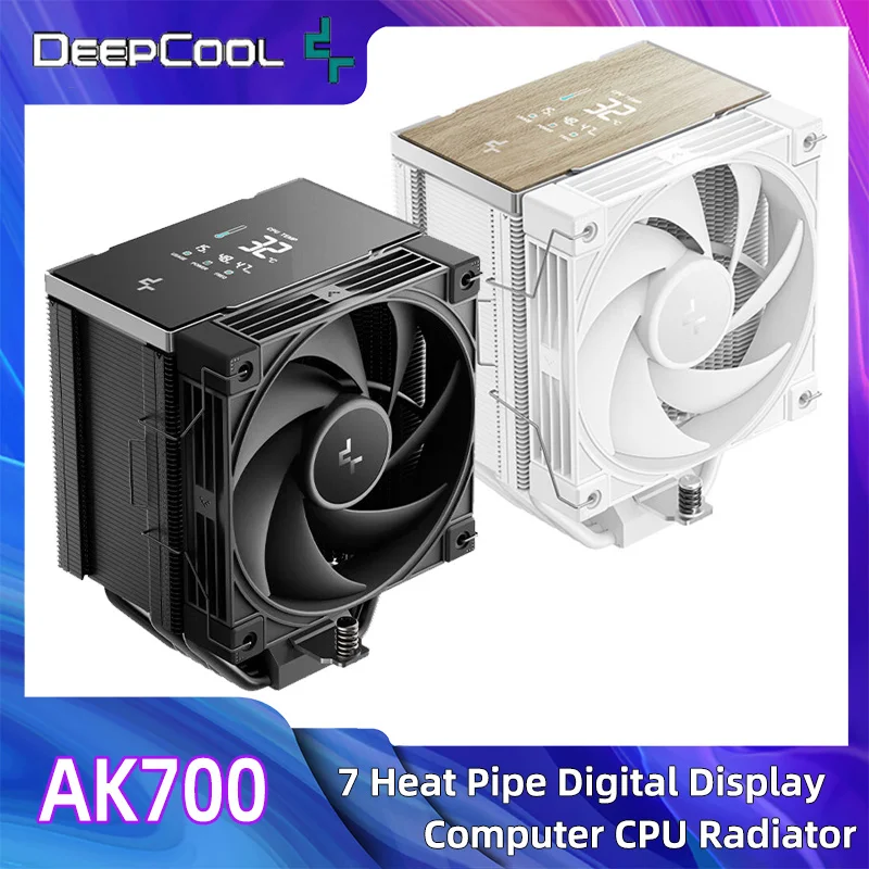 Deepcool AK7000 Temperature Control Display CPU Cooler 7 Heat Pipes CPU Air Cooler For Intel LGA1851 1700 1200 115X AMD AM5 AM4