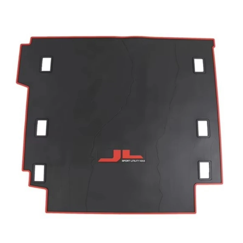 3D Cargo Trunk Organizer Tray Mat Slush Floor Mat Liner Mats Carpet Rubber Synthetic Leather For Jeep Wrangler JL 2018+