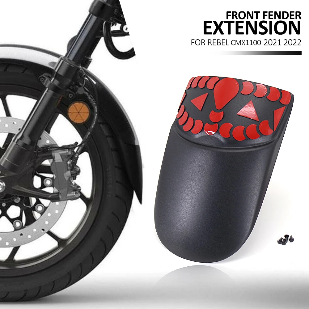 

Motorcycle Lengthen Front Fender Front Wheel Extension Fender Mudguard Splash Guard For Honda REBEL CMX1100 CMX 1100 2021 2022