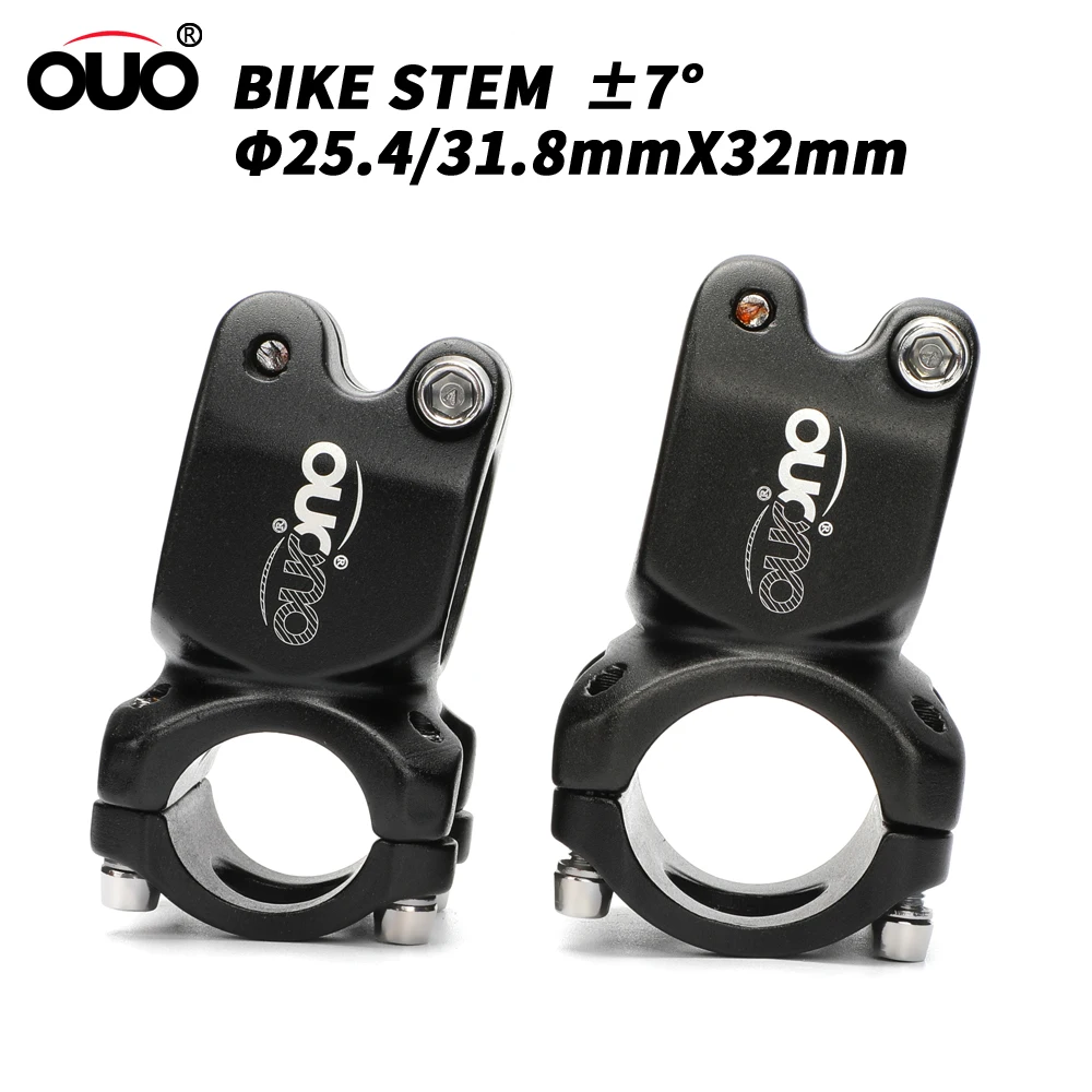 OUO الجبلية دراجة الجدول قصيرة الجذعية 32 مللي متر 7 درجة دراجة المقود الجذعية 31.8 مللي متر/25.4 مللي متر الوجبات الجاهزة دراجة أطفال الجذعية أجزاء #5