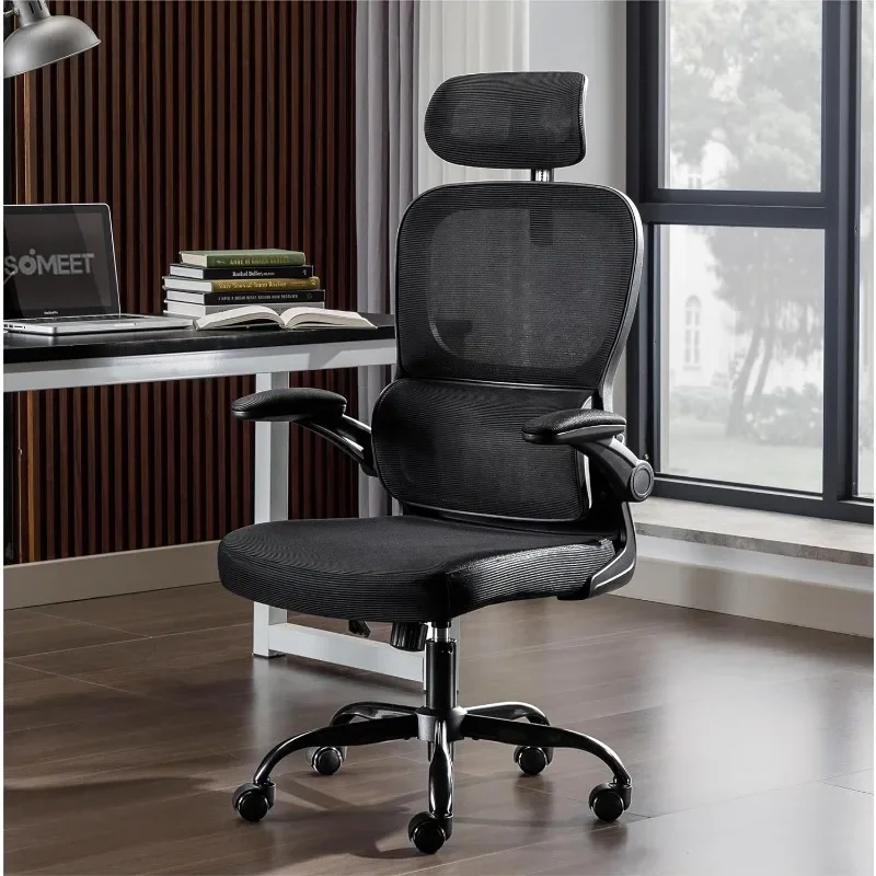 Ergonomic Office Chair Home Office Desk Chair with Lumbar Support High Back Mesh Office Chair