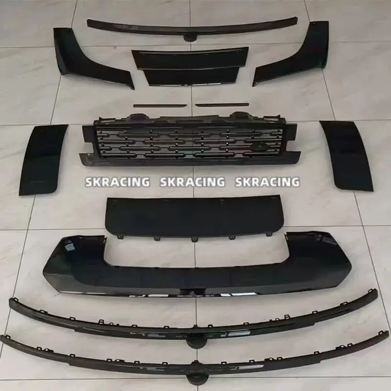 Cool Glossy Black Body Kits Fits For Land Range Rover 2023 2024 Grille Side Vents 14PCS