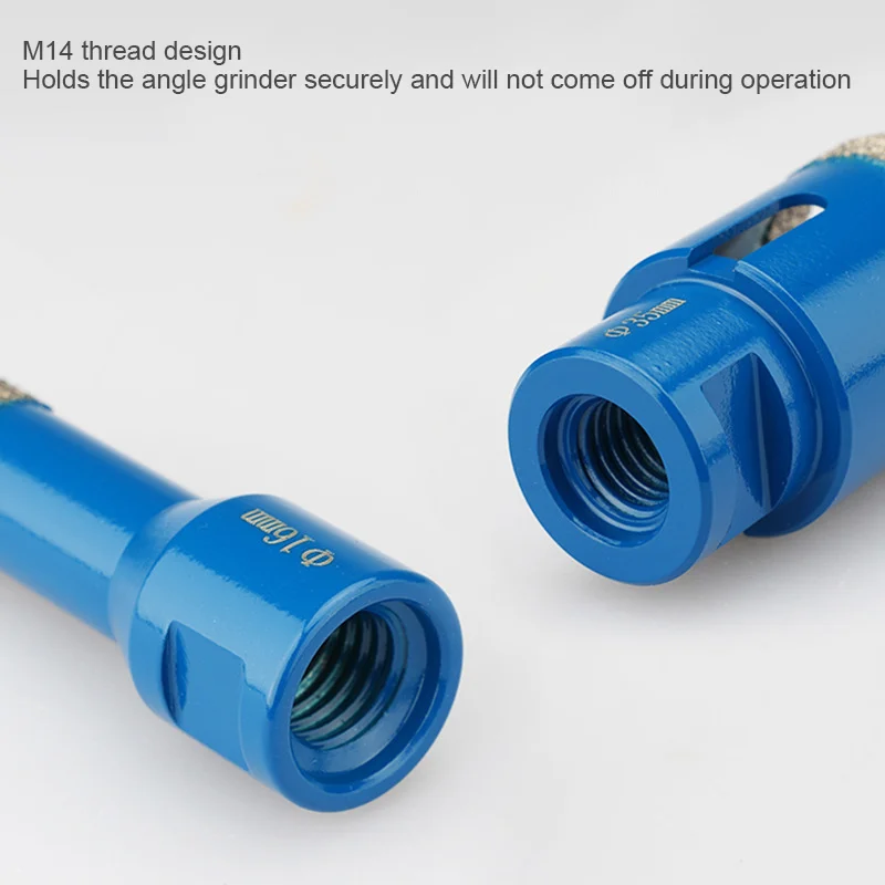 

10Pcs Diamond Core Drill Bit Set M12 Thread 6-68mm for Tile Granite Marble Ceramic Stone Cutting with Wet and Dry Use