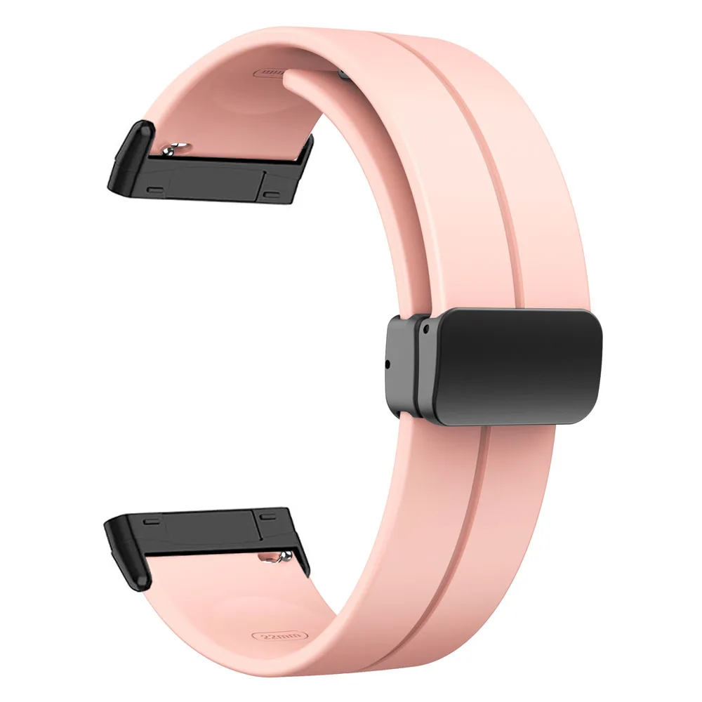 Nuovo cinturino magnetico in silicone per Fitbit Versa 4 3 donna uomo cinturino morbido per Fitbit Sense 2
