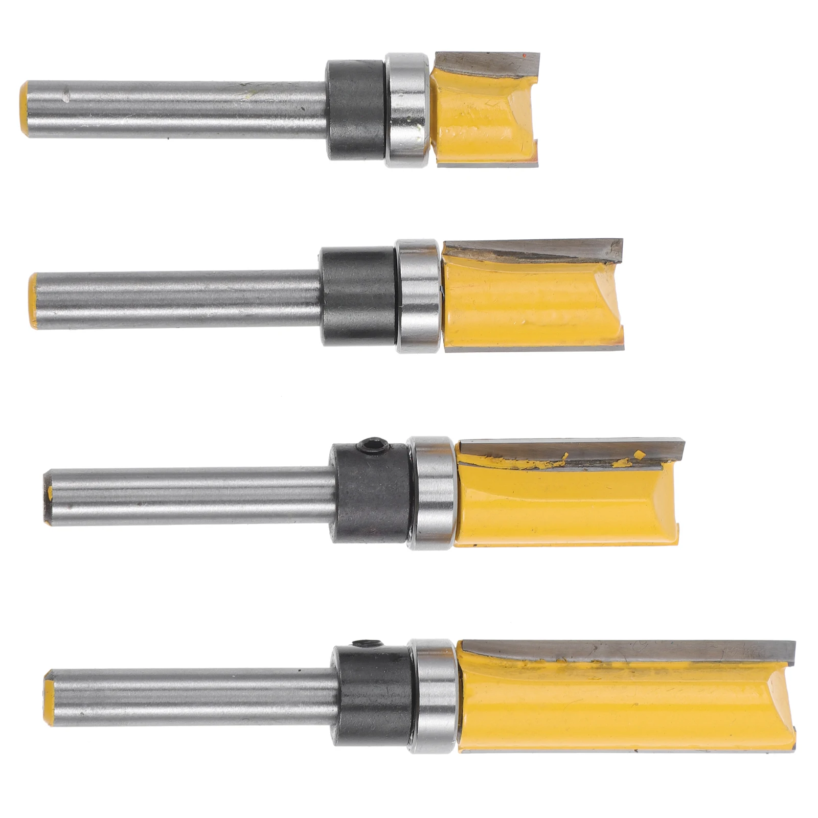 

6mm Wheel Diameter Milling Cutter Flush Trim Wood Bearing Router Bits Veneer Edging Tool Woodworking Trimming Carving