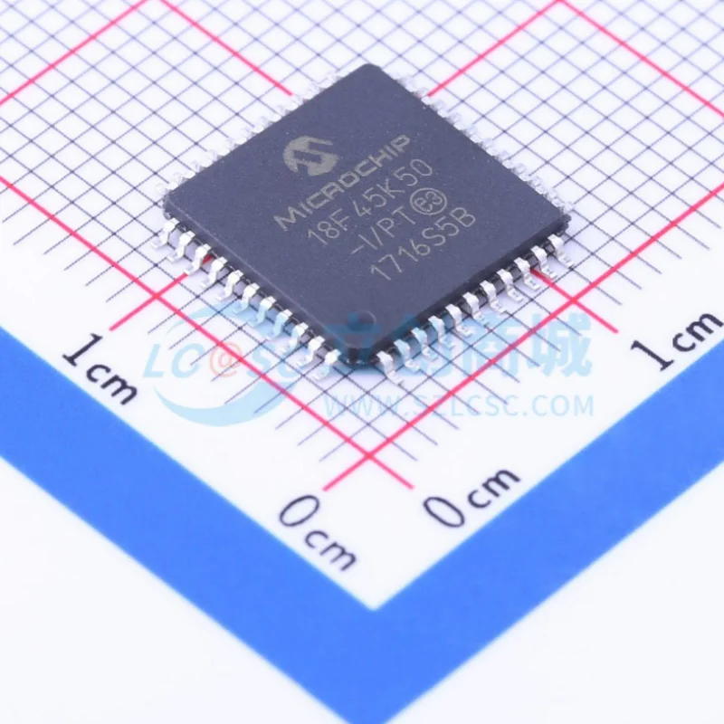 

1 PCS/LOTE PIC18F45K50-I/PT PIC18F45K50T-I/PT PIC18F45K50 18F45K50 TQFP-44 100% New and Original IC chip integrated circuit