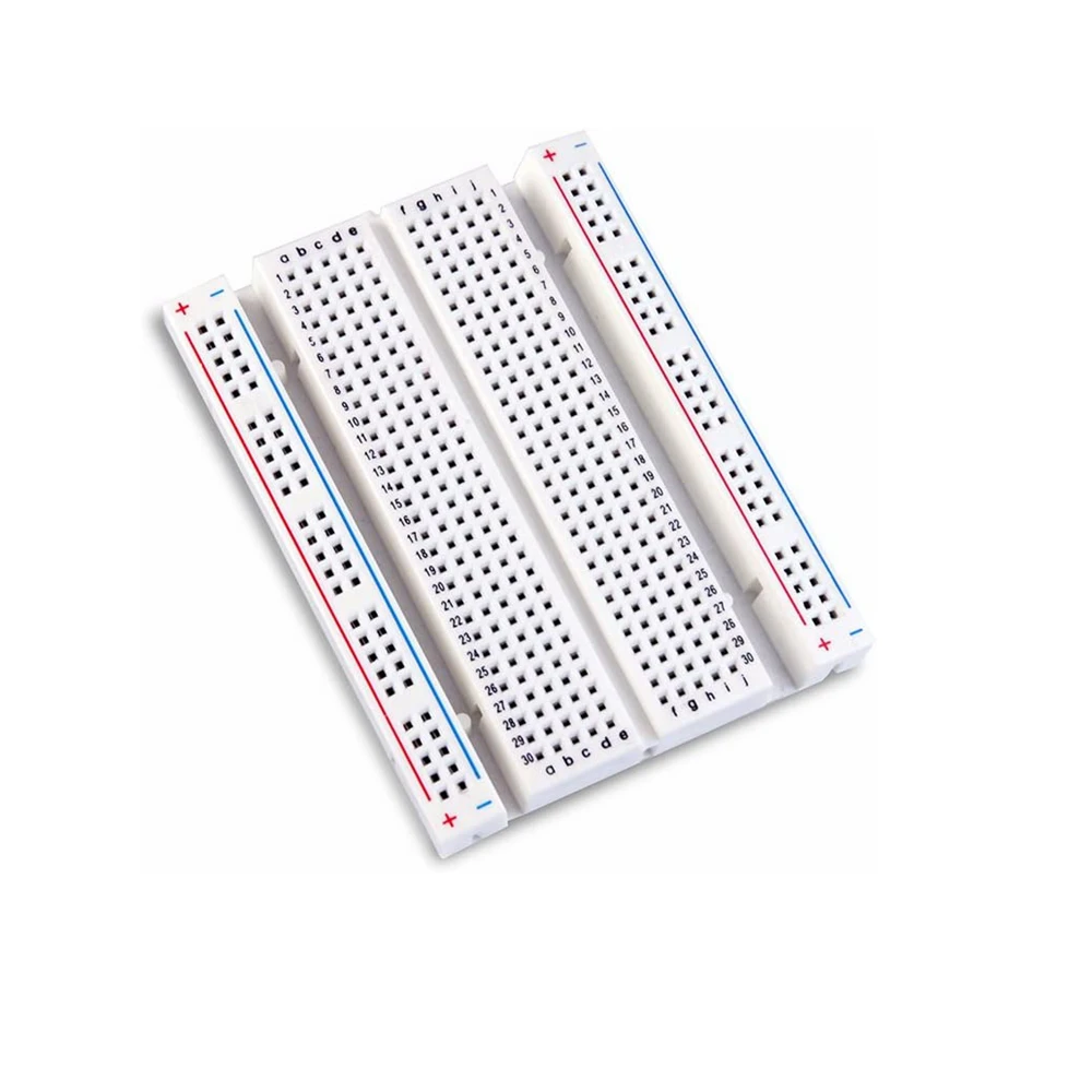 3PCS 400 tie-Points Breadboard 4 Power Rails for Jumper Wire Solderless Board Kit Universal PCB Bread Board for Small DIY Kits