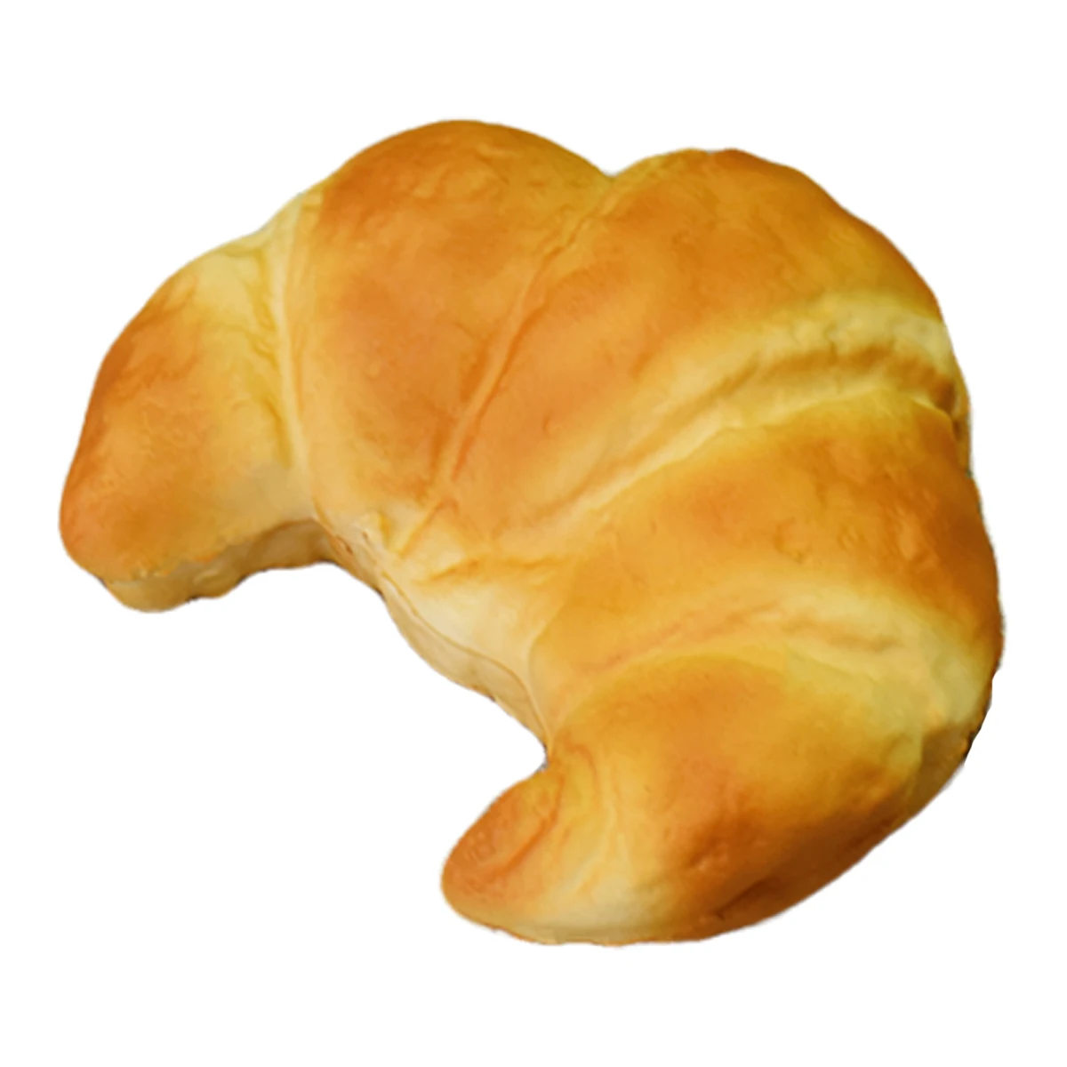Realistischer gefälschter PU-Croissant – Originale und Streiche mit Schokoladengeschmack, Brot, lustige Essens-Requisiten für Witze, Präsentation und TikTok-Videos – Detail 4