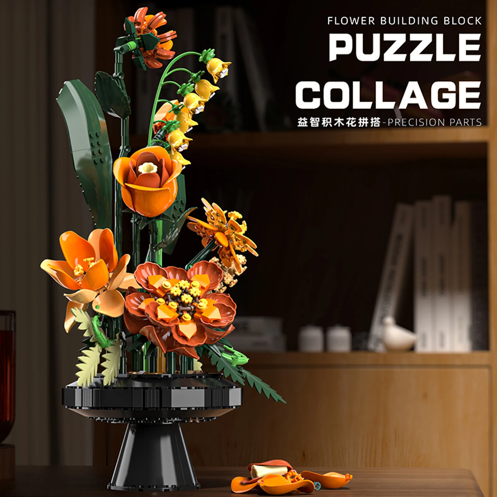 Neue 13112 Vase Blume Modell Bausteine Set 963 stücke Topfpflanze Bouquet Montage Zimmer Dekor DIY MOC Ziegel Spielzeug mädchen Geschenke