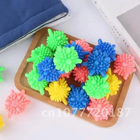 

10Pcs/Set Reusable Magic Laundry Ball Household Washing Machine Clothes Softener Remove Dirt Clean Starfish Shape PVC Solid New