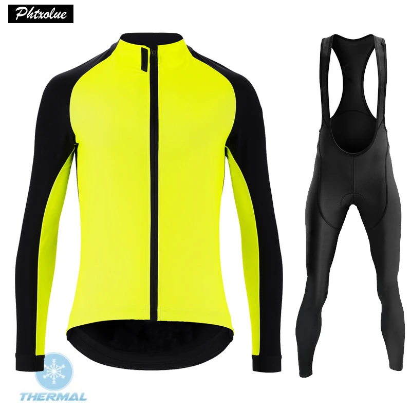 2024 Cycling Clothing Men Jerseys Set Winter Thermal Fleece MTB Bicycle Bike Clothes Kit  Maillot Ropa Ciclismo Uniform Suit