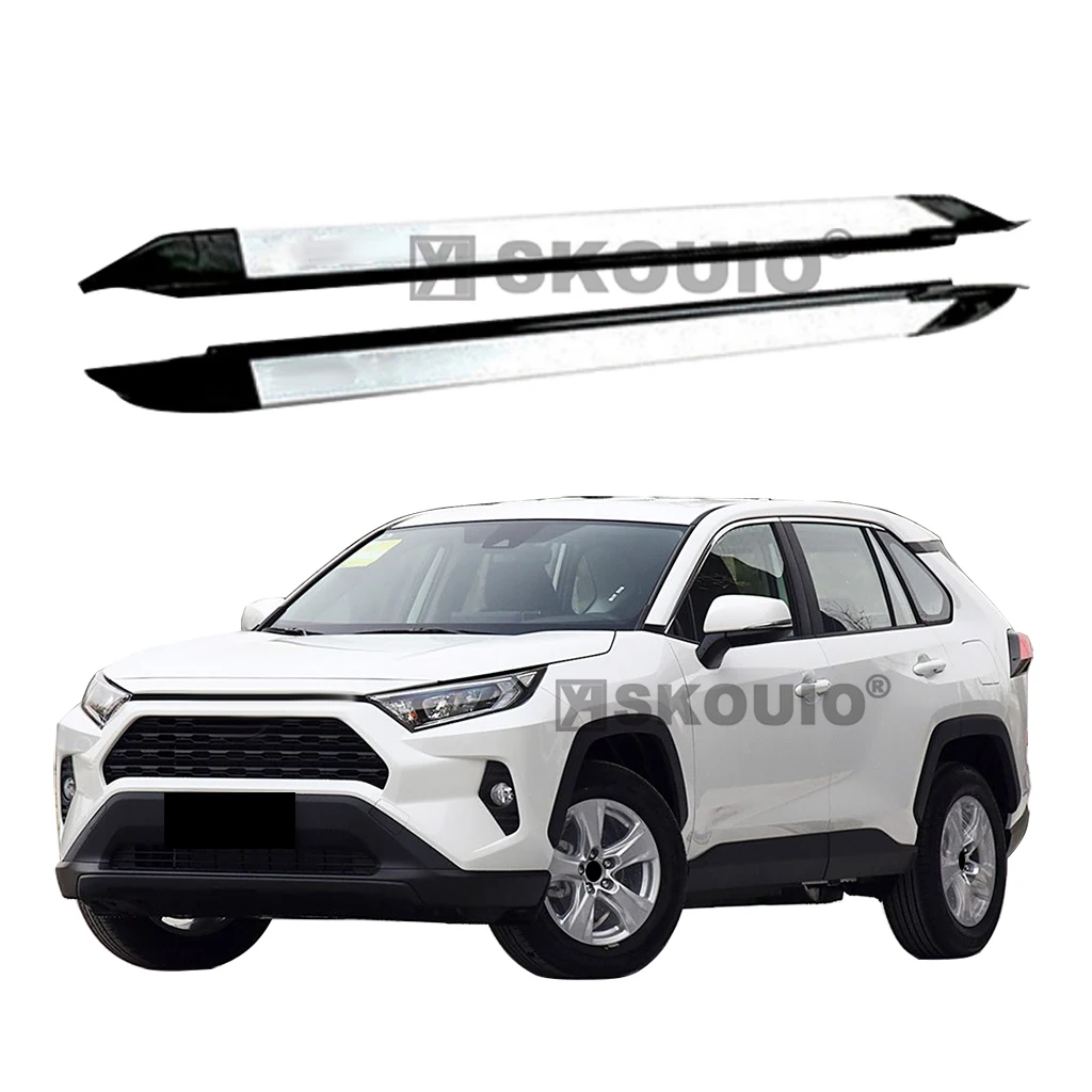 

Новый SKOUIO-AC0 OEM автомобильная боковая ступенька для Toyota RAV4 2009-2015, автомобильная подножка из алюминиевого сплава, водонепроницаемая фиксированная педаль