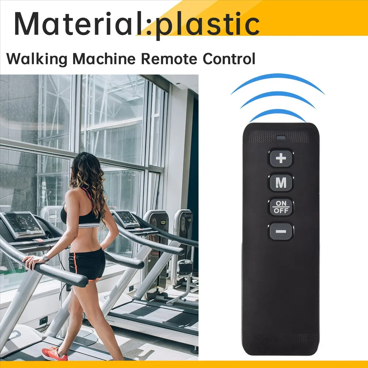 *ESTR 433Hz Remote Control for TIMESPORTS CSL-GE046 Home Fitness Code T1 C1 S1 M55 Q2 Q2-1 S2-1 Treadmill & Walking Machine image 5
