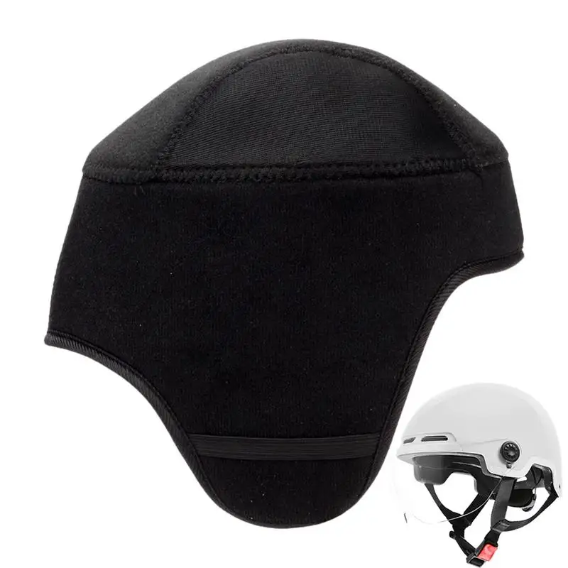 

Skull Helmet Liner Hat Cycling Skull Hat Warm Cycling Liner Hat Washable Winter Helmet Skull Liners With Ear Flaps Windproof For