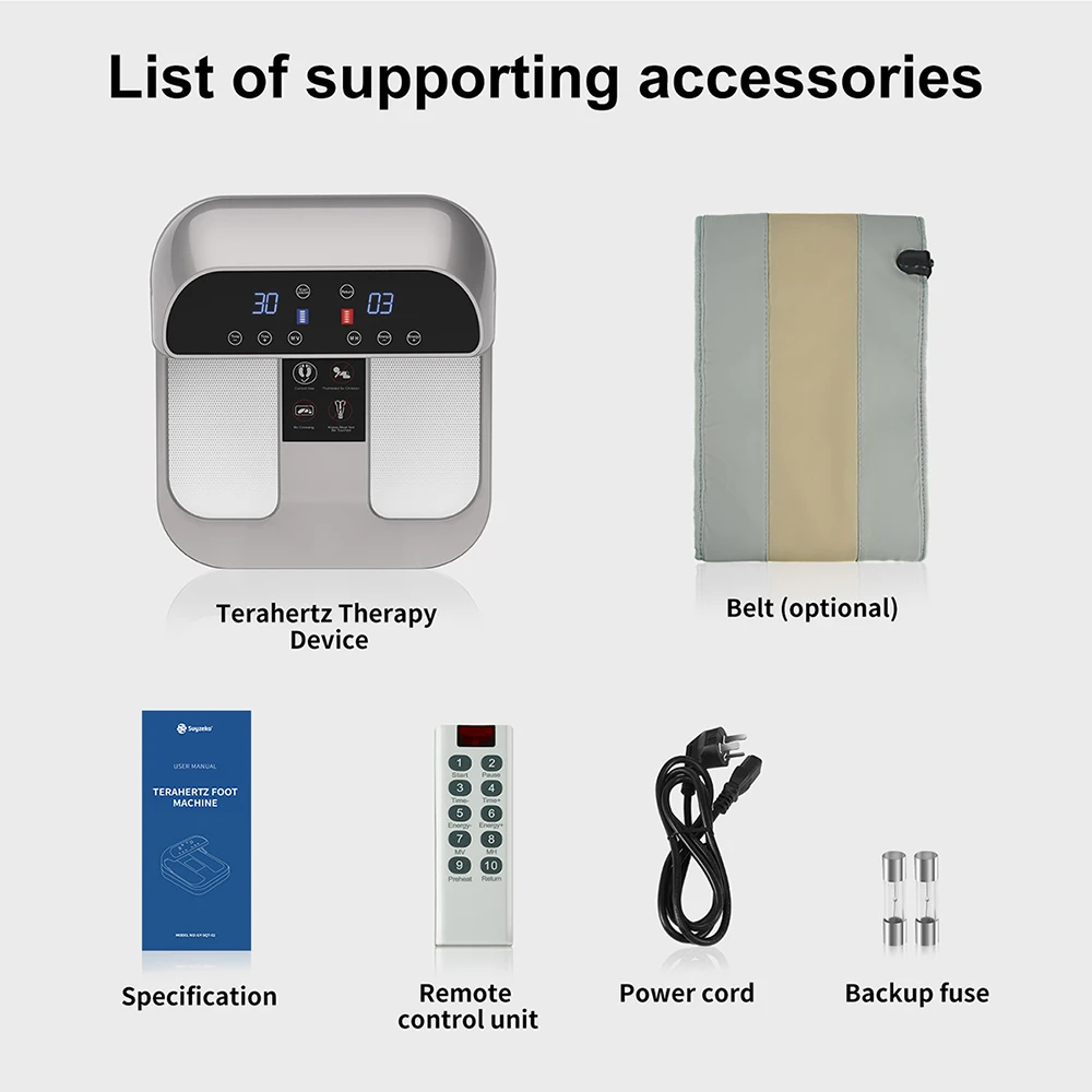 Dispositivo per terapia di frequenza Terahertz Bluetooth PEMF Massaggio ai piedi e terapia di riscaldamento per alleviare il dolore Riabilitazione sanitaria