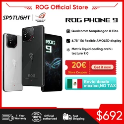 World Premiere ASUS ROG Phone 9 5G Smartphone Snapdragon 8 Elite 6.78‘’ 185Hz AMOLED Display ROG 9 Pro 5800mAh NFC Mobile Phone