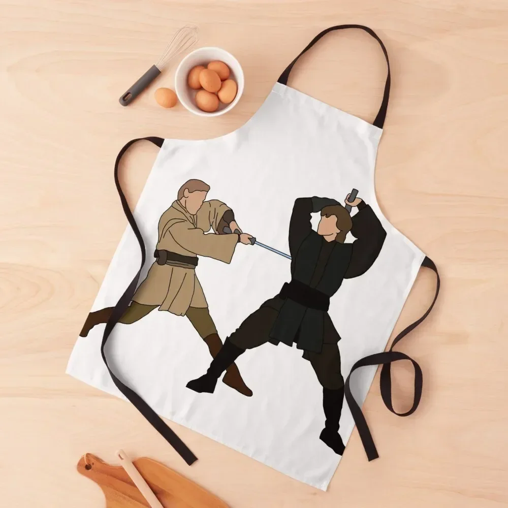 

Anakin and Obi Wan Apron For Women Kitchen Things For Home Apron