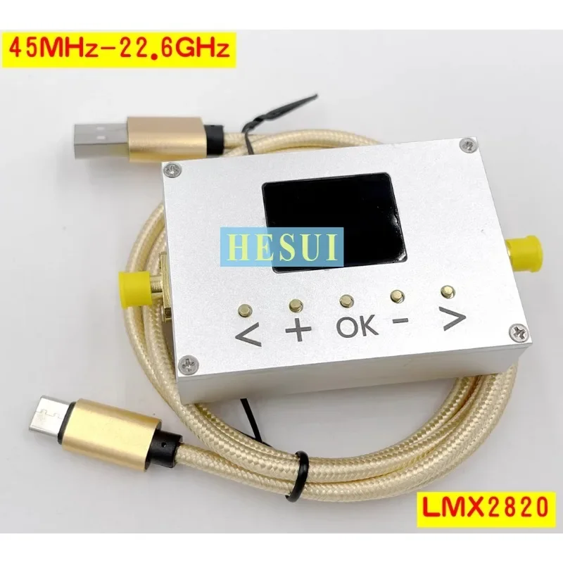 

LMX2820 RF source module 45M to 22.6GHz PLL local oscillator