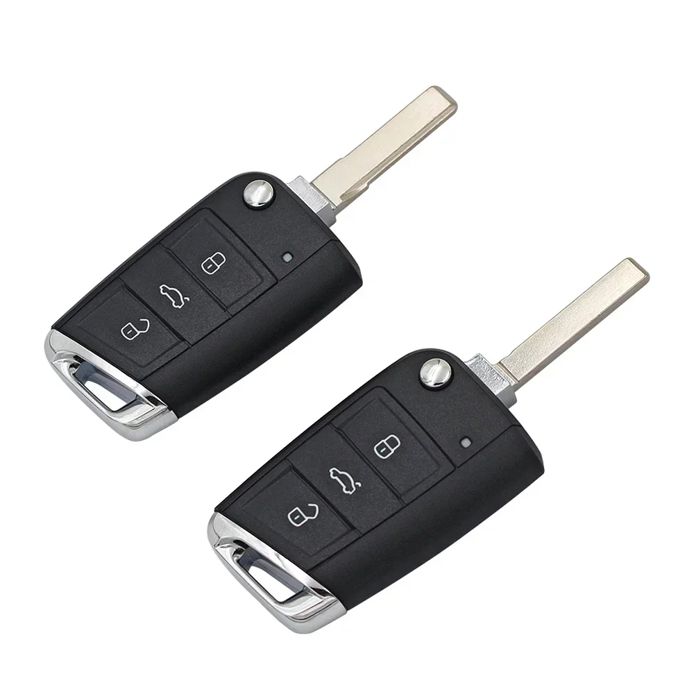 3 pulsanti MQB Chiave A Distanza Borsette Copertura Per Golf 5 7 Sportsvan GTI MK7 Per Skoda Octavia A7 Per Seat HU66/HU162T Lama