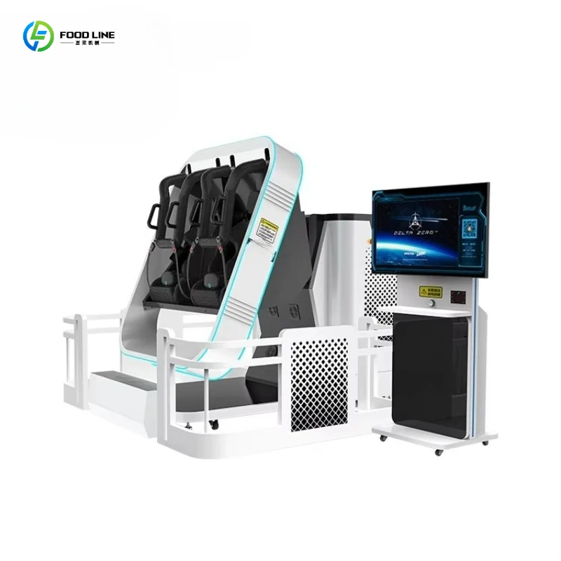 FL 9D VR Simulator Plane, 360° Turning Kids Action Game, Interactive Motion Adventure for Arcade Zone