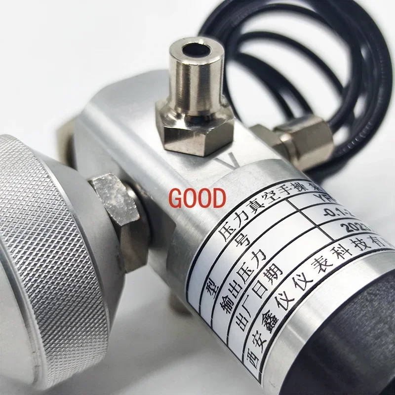 25 Пневматический ручной испытательный насос давления положительного и отрицательного давления, калибратор давления 2,5 МПа